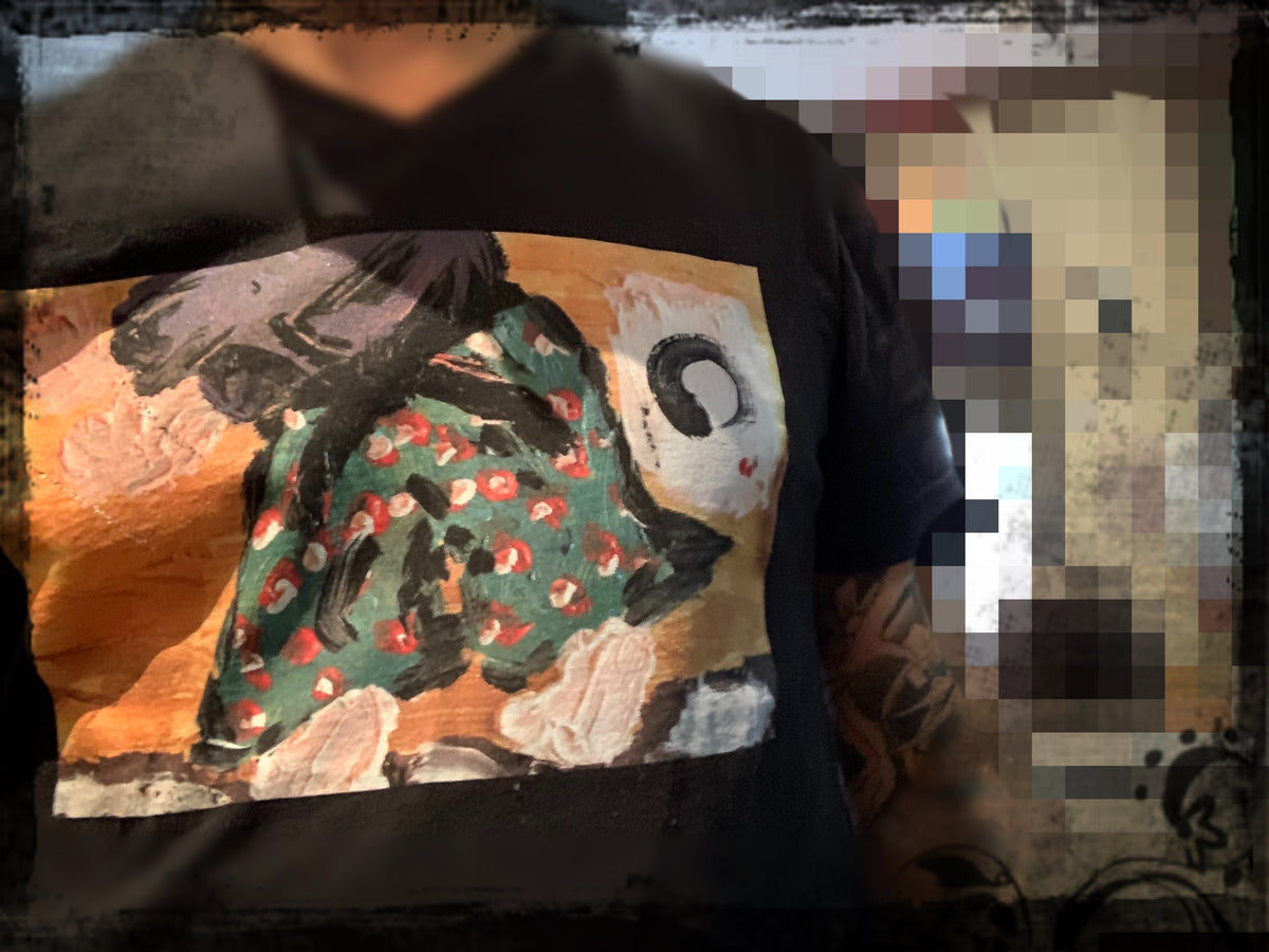 "Samurai Practicing Budo with Enso" T-Shirt