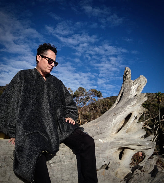 Z-Lab Zarate Poncho version Alpha One - Reversible Alpaca with Kevlar Lining