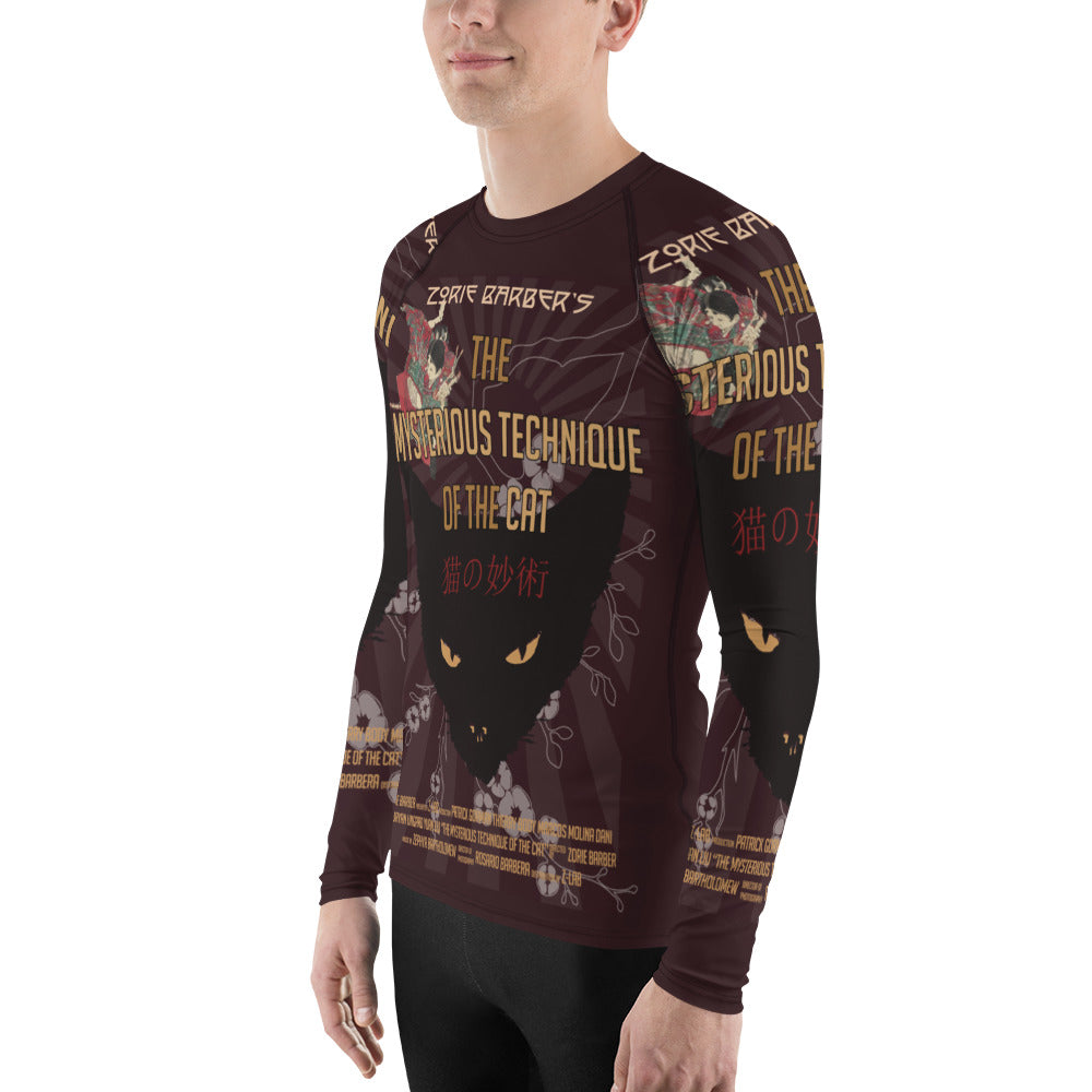 The Mysterious Technique of the Cat Poster - Rash Guard