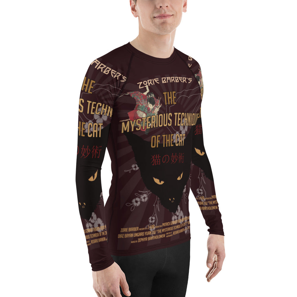 The Mysterious Technique of the Cat Poster - Rash Guard